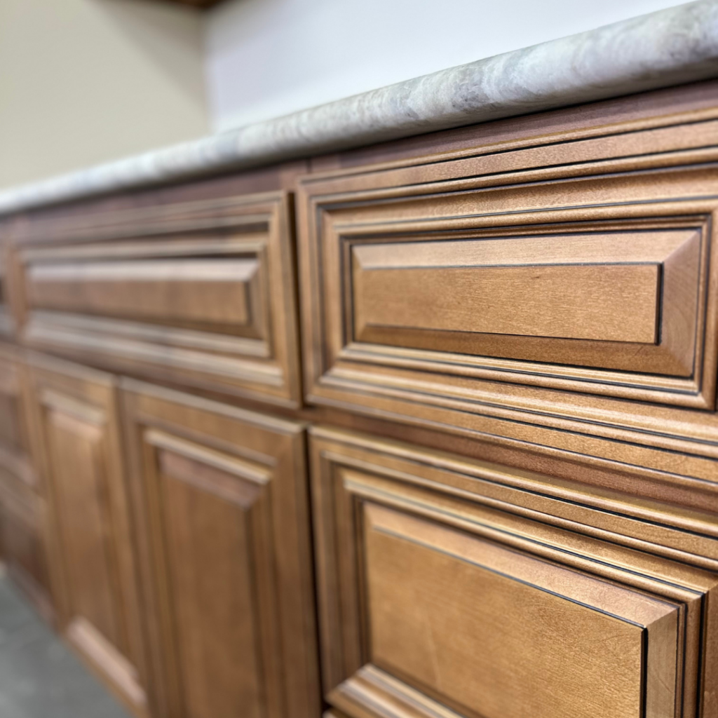 Raised panel doors offer a more traditional and detailed look, making them ideal for classic kitchen designs.